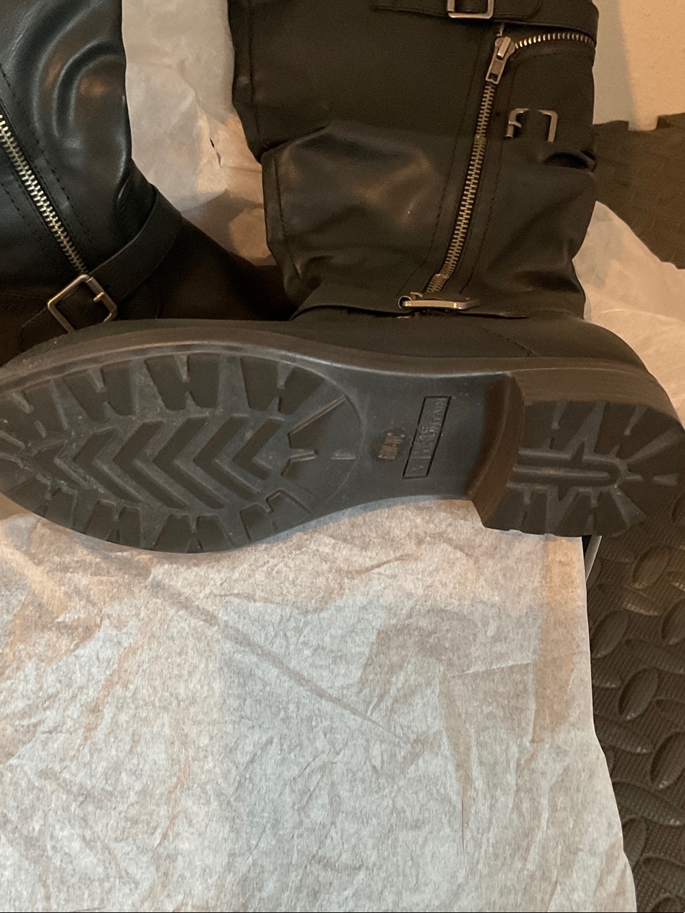 Nine West Black Leather Boots - Picture 4 of 6